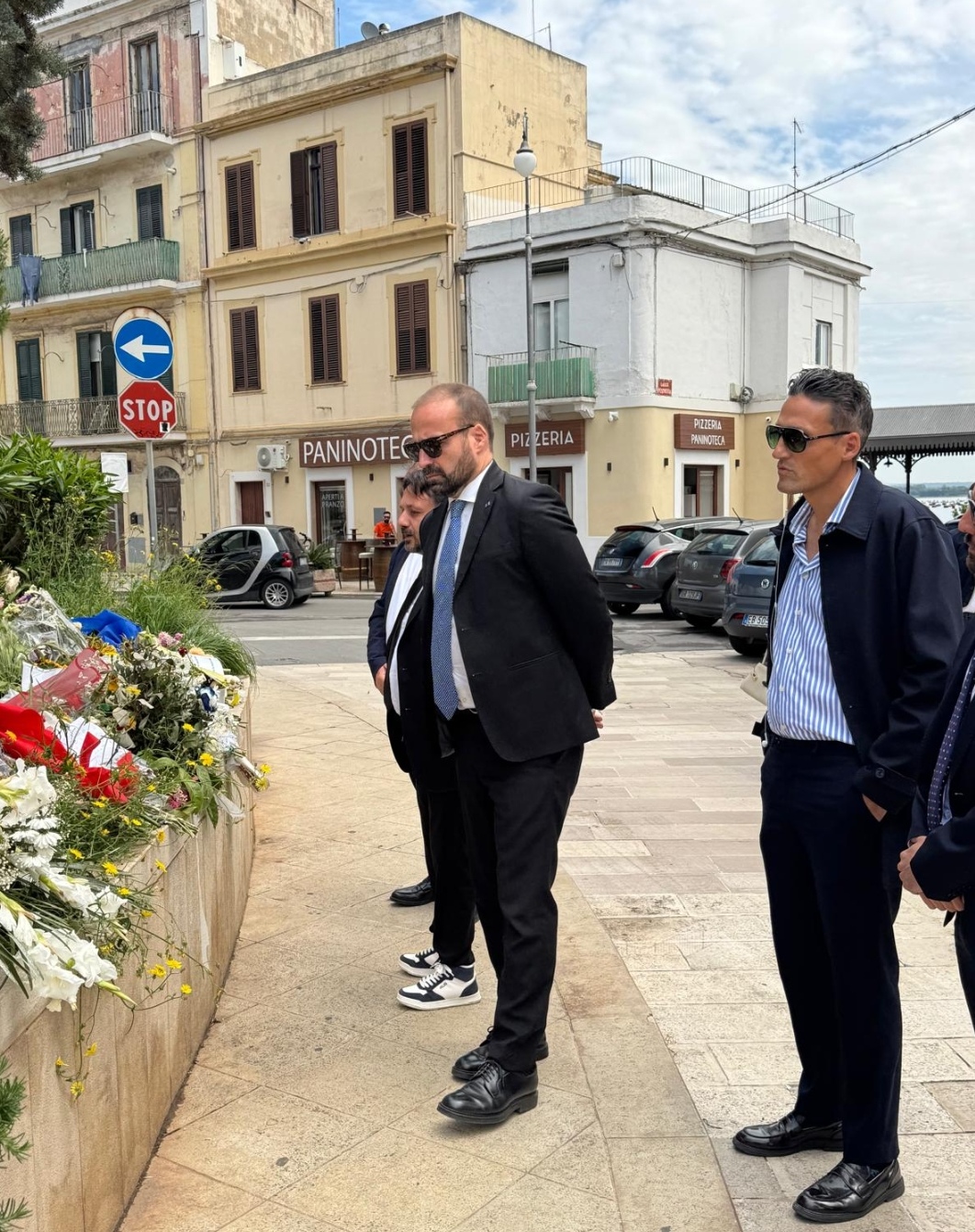 Taranto: omaggio del segretario dei liberaldemocratici a Bakari Sako Stamattina