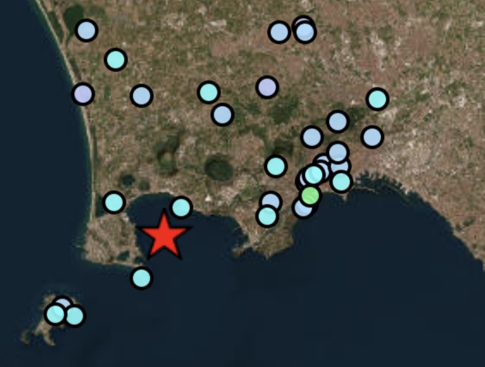 Terremoto: Campi Flegrei, scossa di magnitudo 4,4 Alle 5,50