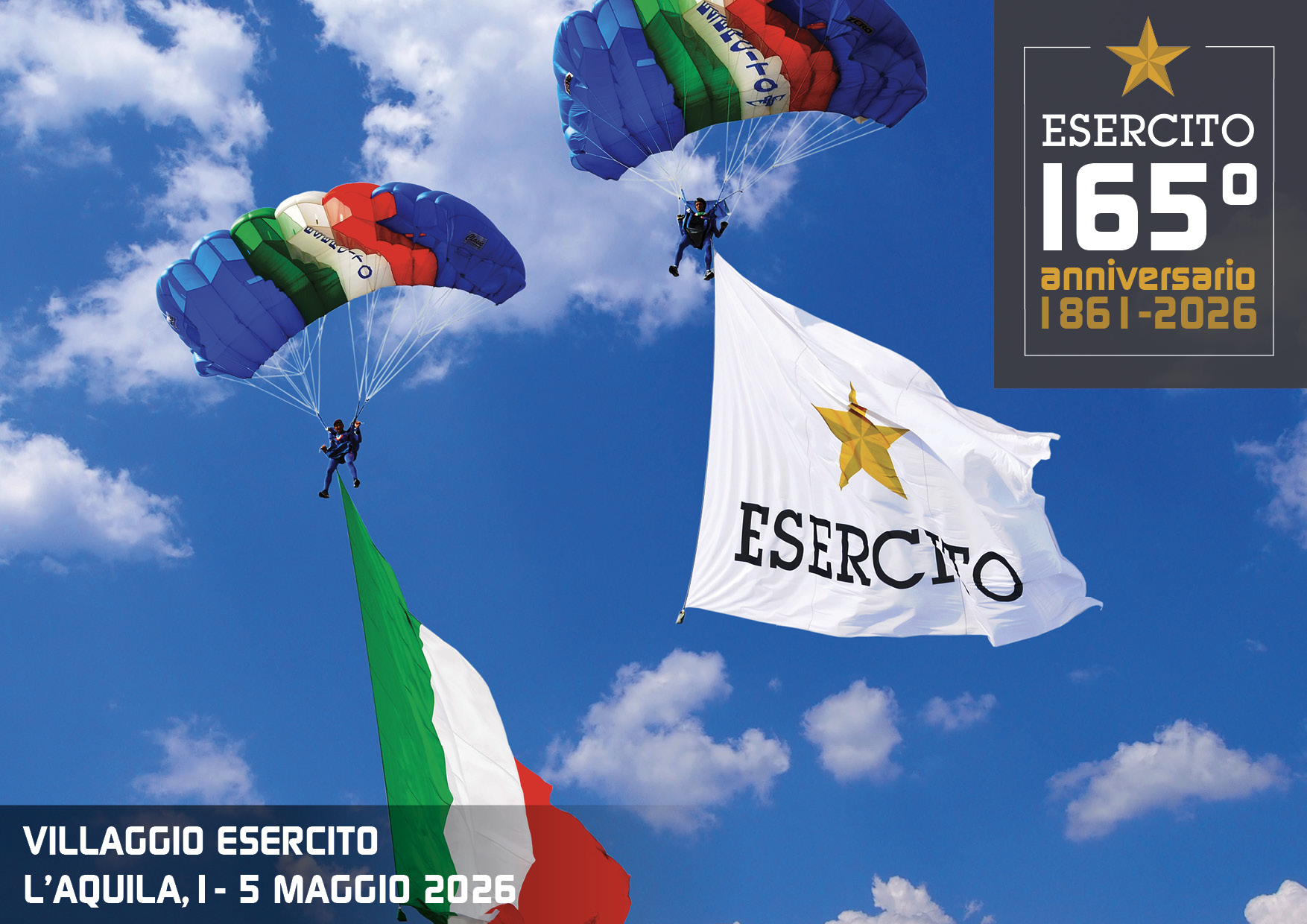 Esercito italiano, 165 anni: manifestazione nazionale a L’Aquila Stamattina