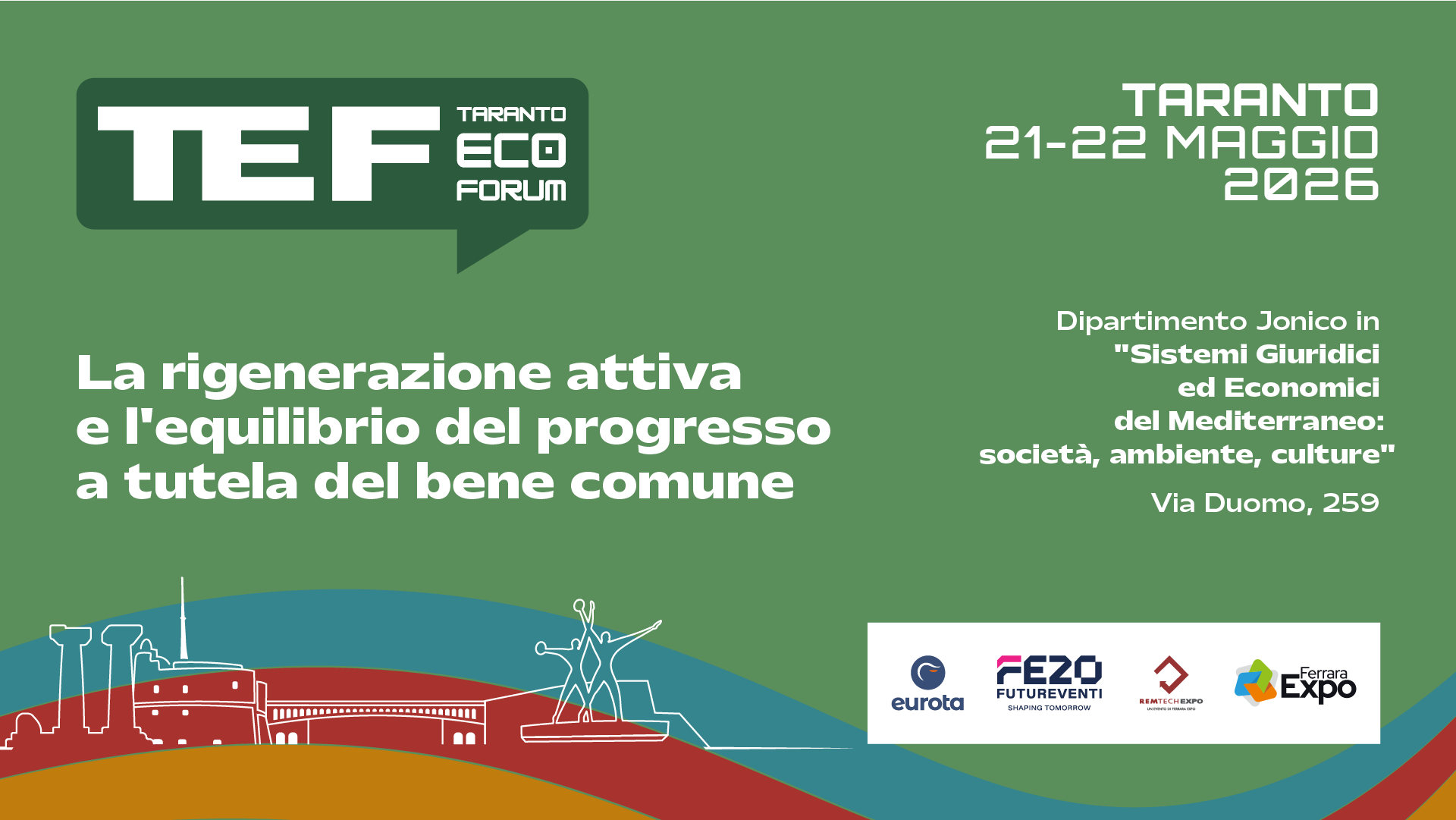 Taranto eco forum: “il programma più ricco di sempre” Presentato oggi