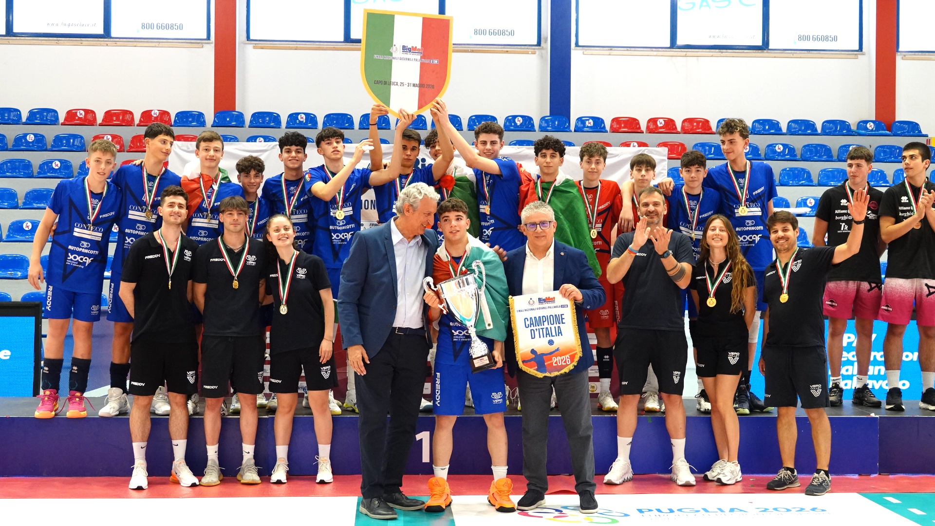 Volley maschile under 15: Monza campione d’Italia in Puglia Ieri la finale a Tricase