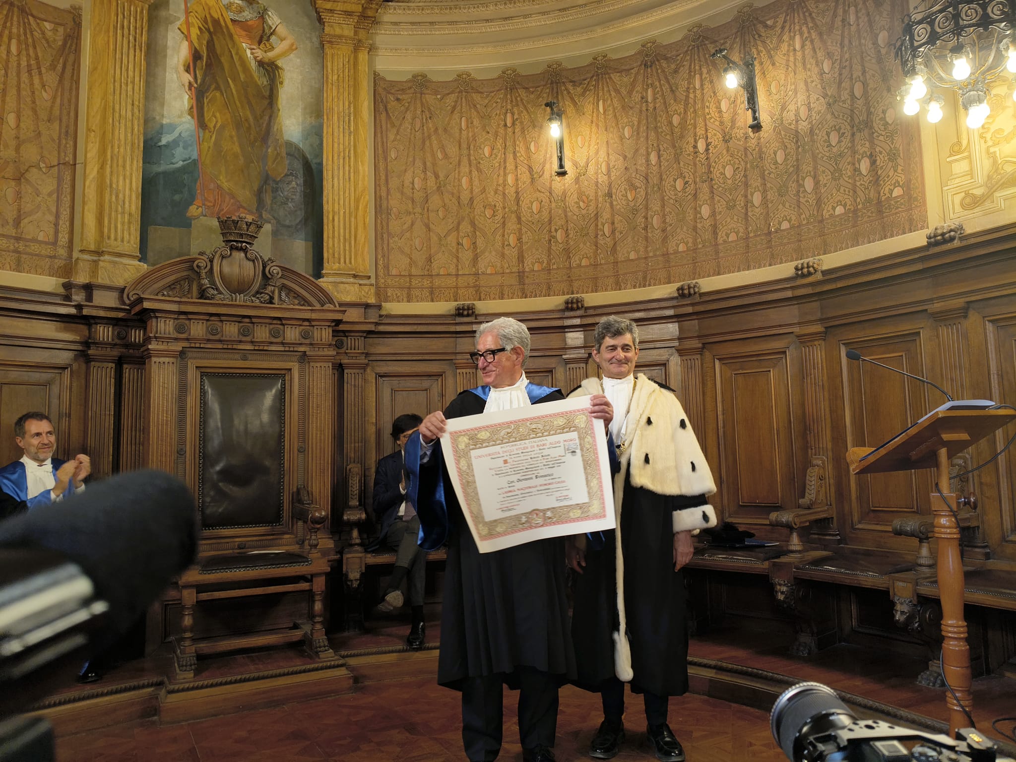 Giovanni Pomarico: di Andria, dal negozio di 140 metri quadrati a Megamark. Laurea magistrale honoris causa Cerimonia ieri