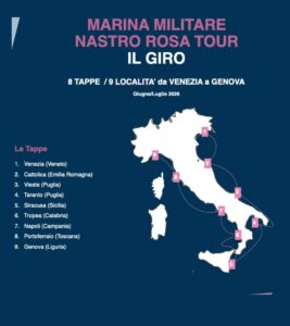 Marina Militare Nastro Rosa Tour Mappa Tappe 2026 Marina Militare Nastro Rosa Tour Mappa Tappe 2026