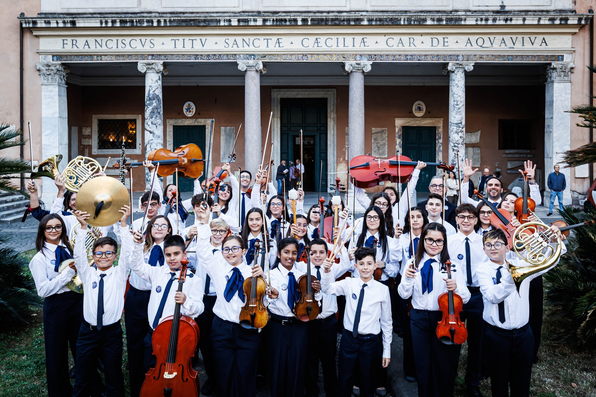 Lecce: orchestra con ottanta bambini, concerto Parco di Belloluogo