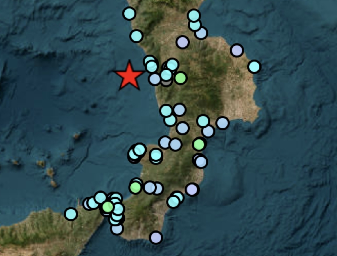 terremoto di magnitudo 61 nel mare della calabria avvertito in tutto il sud italia nella notte da Noinotizie.it terremoto di magnitudo 61 nel mare della calabria avvertito in tutto il sud italia nella notte