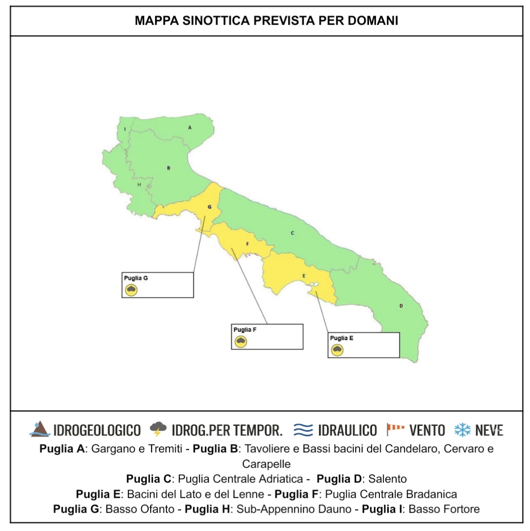 puglia maltempo allerta temporali codice giallo per zona occidentale tra cerignolano e tarantino protezione civile previsioni meteo da Noinotizie.it puglia maltempo allerta temporali codice giallo per zona occidentale tra cerignolano e tarantino protezione civile previsioni meteo