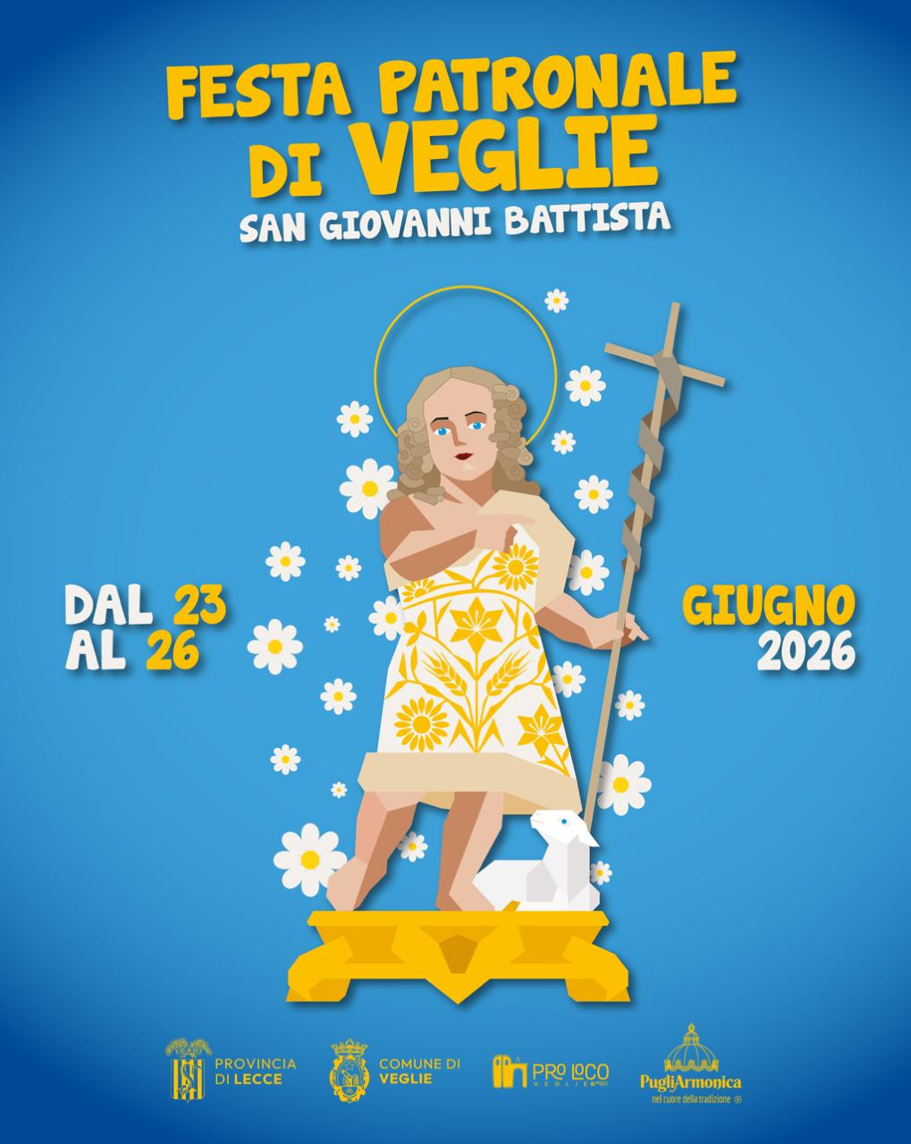 San Giovanni Battista: festa patronale in varie località pugliesi Le iniziative a Veglie