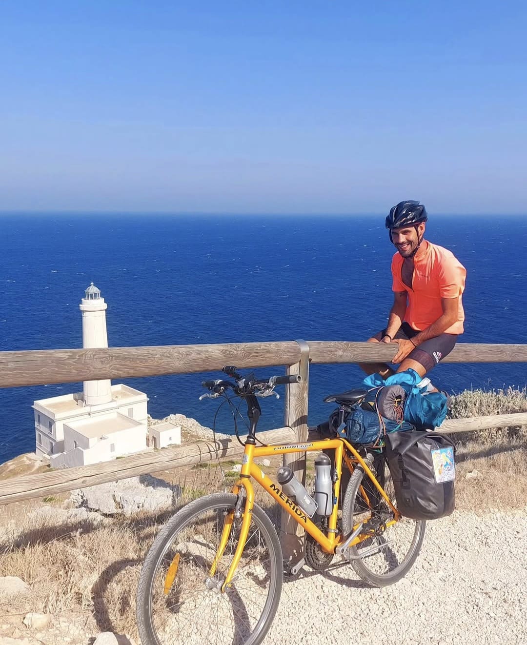 Oltre 1200 chilometri: un insegnante tarantino e il periplo della Sardegna in bici, iniziativa per i bambini ricoverati al “Santissima Annunziata” Antonio Laneve, viaggio solidale in solitaria