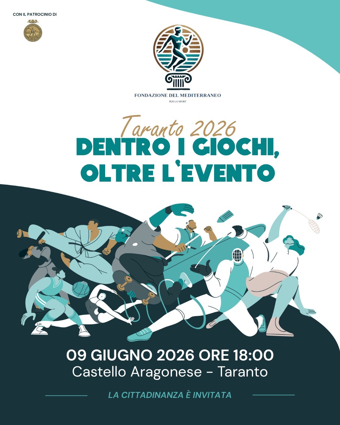 Giochi del Mediterraneo di Taranto 2026: oggi incontro Organizzato dalla fondazione