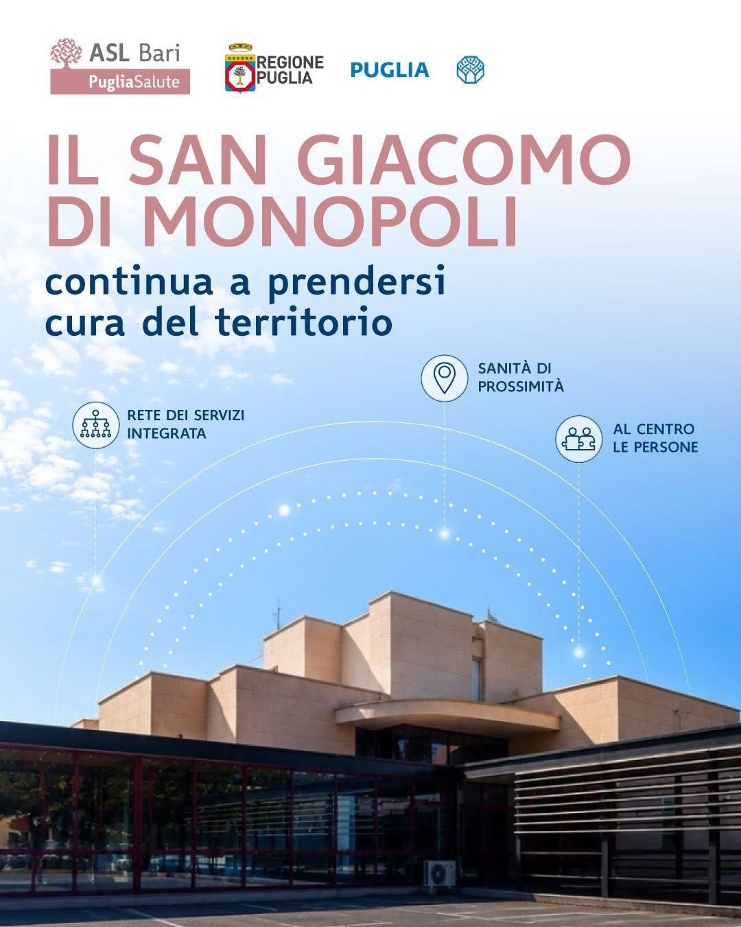 Ospedale “San Giacomo” di Monopoli: centro Tao operativo Operativo
