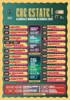 Ginosa: presentato “Che Estate!” Calendario delle manifestazioni
