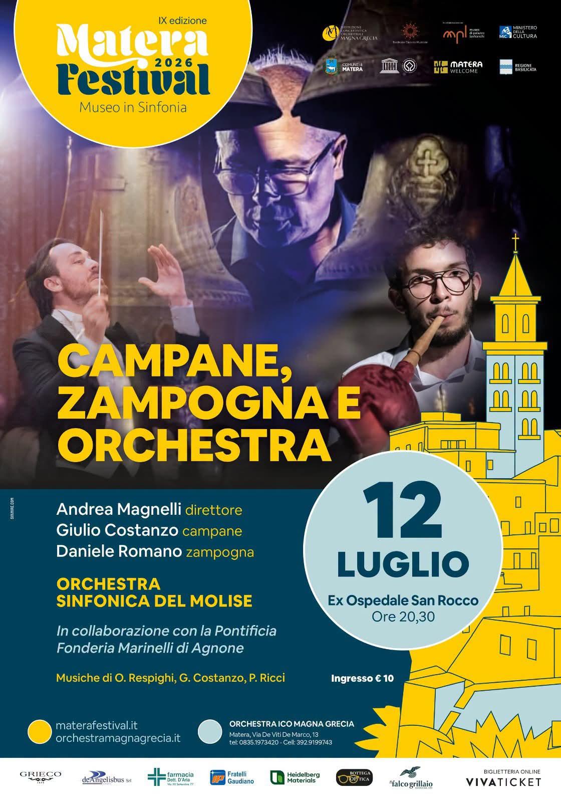 matera festival domani campane zampogna e orchestra nona edizione da Noinotizie.it matera festival domani campane zampogna e orchestra nona edizione