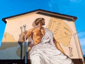 Re Italo Murales nel comune di Mottafollone CS Re Italo Murales nel comune di Mottafollone CS