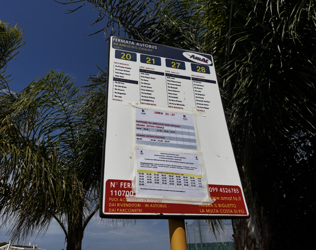 Taranto: pullman, da oggi deviazioni serali a San Vito e contrada Battaglia causa sosta selvaggia Litoranea salentina: mezzi pubblici e viabilità, "la sicurezza non può più attendere"