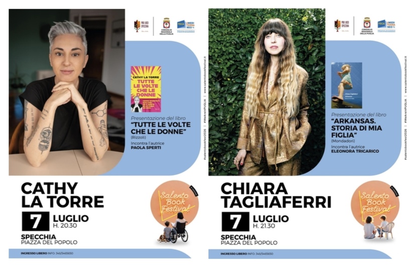 salento book festival cathy la torre e chiara tagliaferri a specchia oggi da Noinotizie.it salento book festival cathy la torre e chiara tagliaferri a specchia oggi