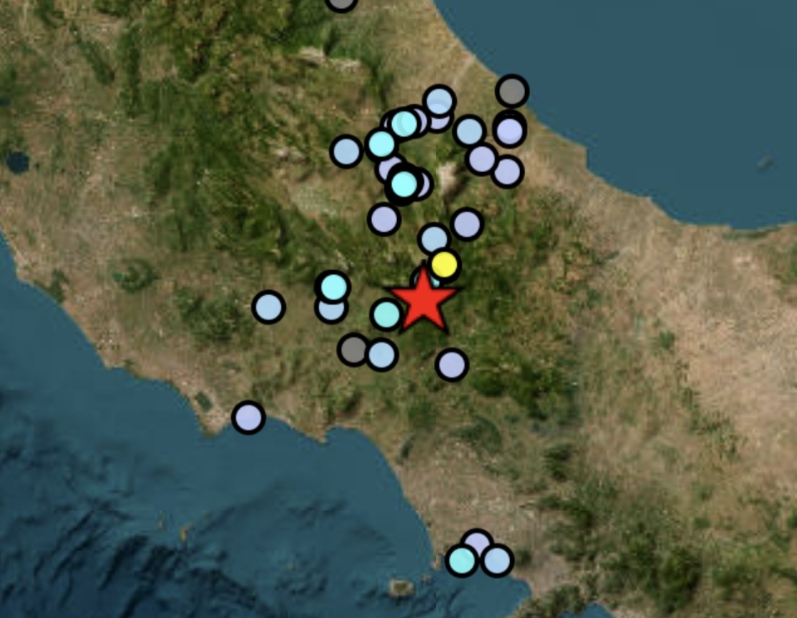 Terremoto di magnitudo 4,1 in Molise Nella notte