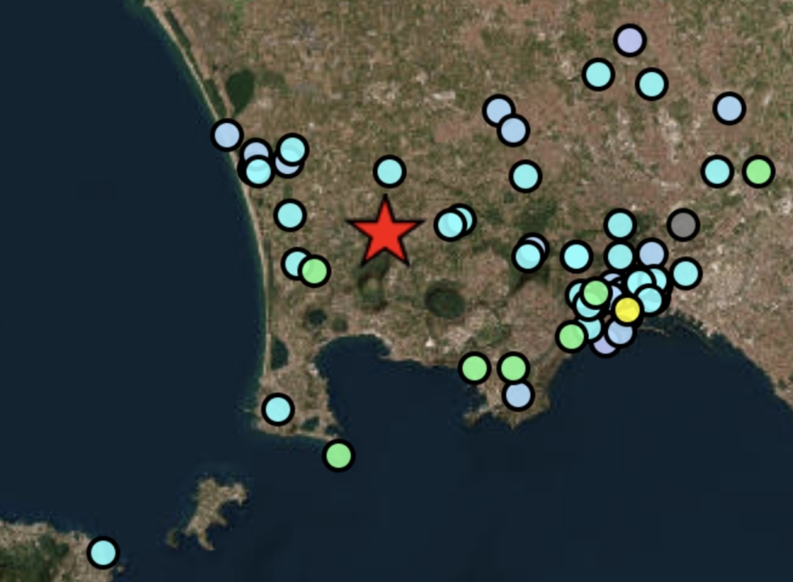 Napoli: terremoto Magnitudo stimata 4,3