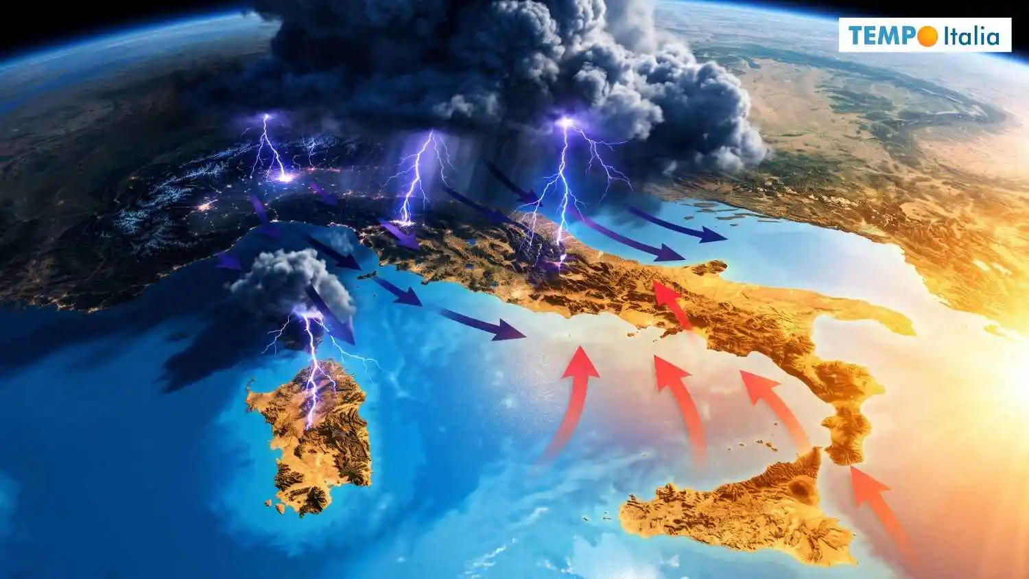 Ondate di calore: Bari in codice giallo. “Temporali e grandine dal 20-21 agosto. Sud, piomba il caldo” Tempo Italia