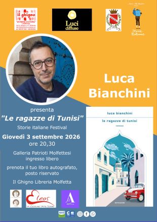 Luca Bianchini: “Le ragazze di Tunisi” a Molfetta Il 3 settembre