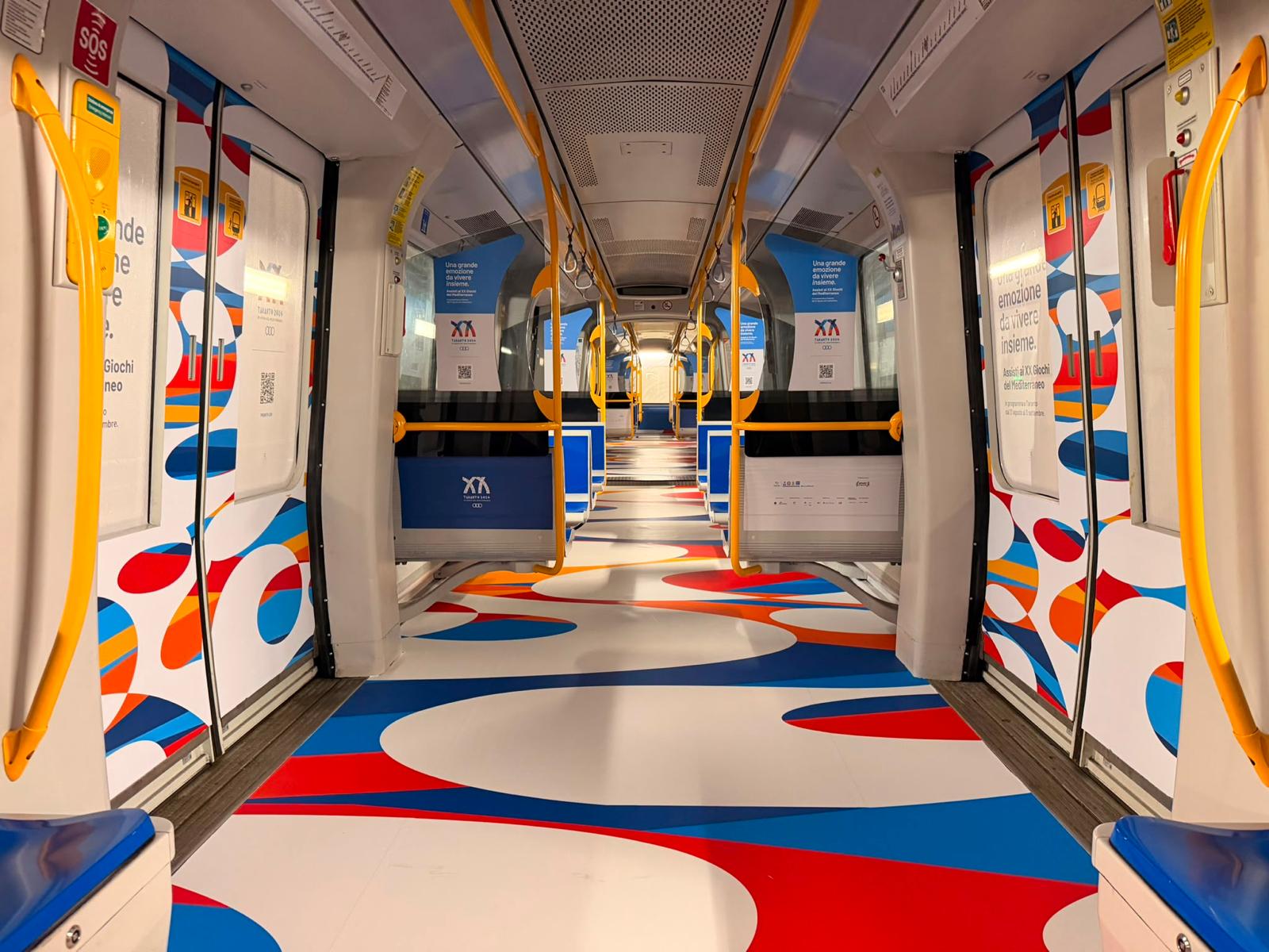 i colori dei giochi del mediterraneo di taranto 2026 nella metropolitana di milano linea m5 da Noinotizie.it i colori dei giochi del mediterraneo di taranto 2026 nella metropolitana di milano linea m5