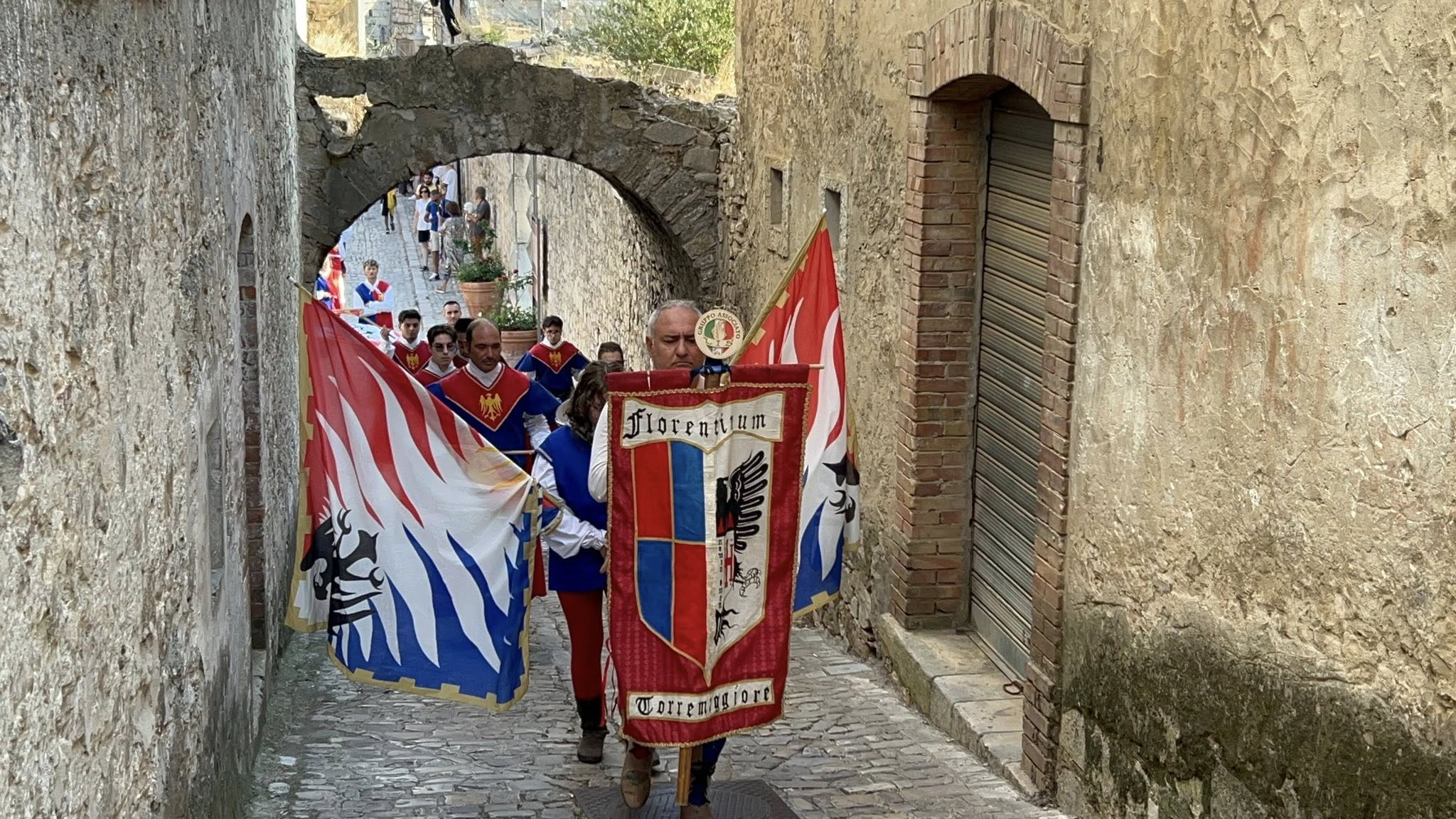 Orsara di Puglia: corteo storico dei cavalieri e monaci Calatrava Oggi