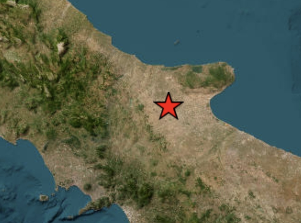 Terremoto: due lievi scosse nel foggiano durante la notte Epicentri nelle zone di Zapponeta e Lucera