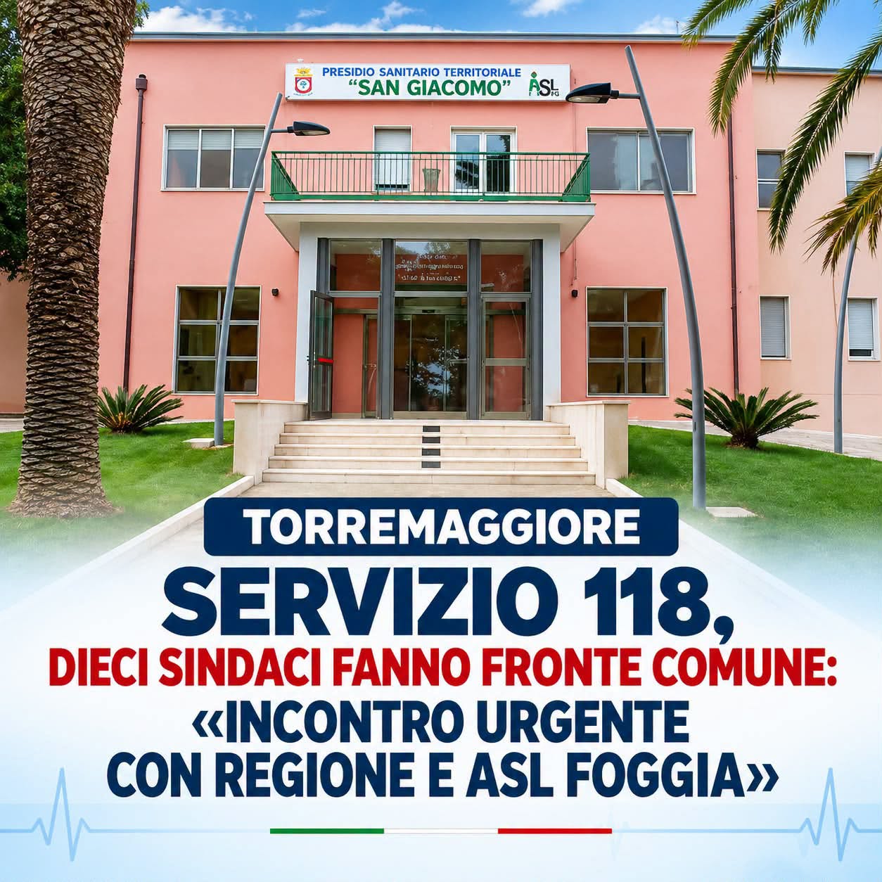 servizio 118 dieci sindaci incontro urgente con regione e asl foggia fronte comune da Noinotizie.it servizio 118 dieci sindaci incontro urgente con regione e asl foggia fronte comune