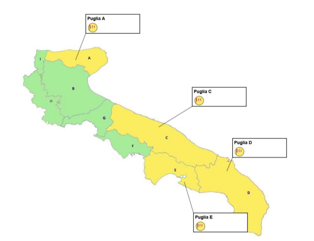 puglia maltempo allerta vento fino a burrasca codice giallo per buona parte della regione protezione civile previsioni meteo da Noinotizie.it puglia maltempo allerta vento fino a burrasca codice giallo per buona parte della regione protezione civile previsioni meteo