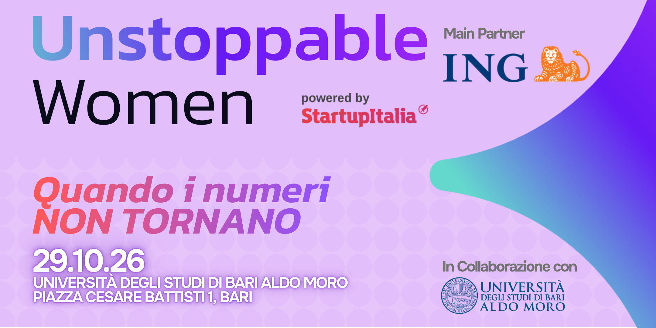 bari capitale della cultura d8217impresa 2026 fondatrici di startup nella citt224 metropolitana appena 114 per cento quando i numeri non tornano quasi il 60 per cento dei laureati 232 donna da Noinotizie.it bari capitale della cultura d8217impresa 2026 fondatrici di startup nella citt224 metropolitana appena 114 per cento quando i numeri non tornano quasi il 60 per cento dei laureati 232 donna